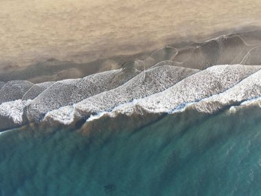 Maspalomlar kıyılarının havadan görünüşü