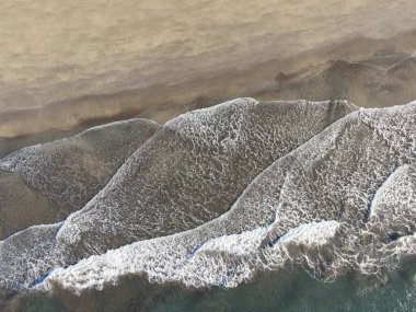 Maspalomlar kıyılarının havadan görünüşü