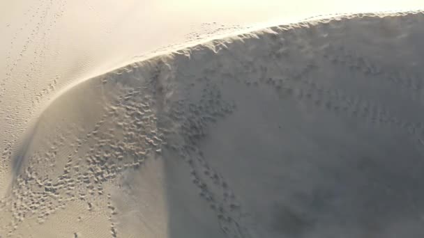 Luftaufnahme Des Naturparks Der Dünen Von Maspalomas — Stockvideo