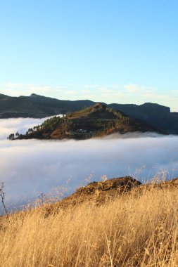 Sabahları bulutlar denizi manzarası