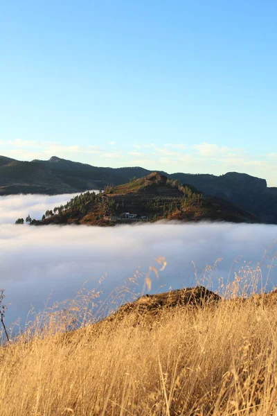 Sabahları bulutlar denizi manzarası