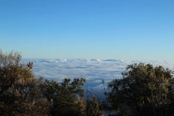 Vue Sur Mer Nuages Matin — Photo