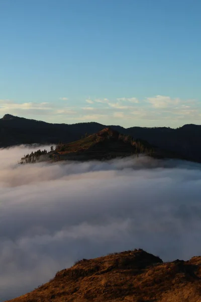Blick Auf Das Wolkenmeer Morgen — Stockfoto