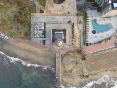 Maspalomas kıyısının havadan görüntüsü