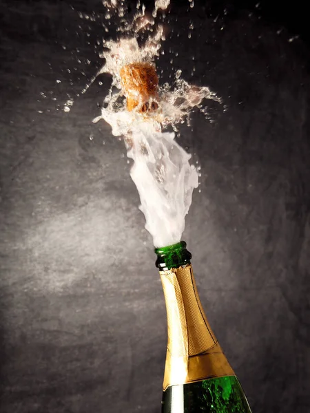 Champagne Explosion - Celebration New Year — Stock Photo, Image