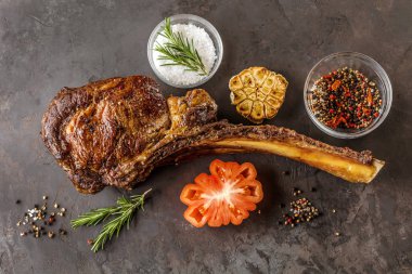 Barbekü Tomahawk biftek kopya alanı ile