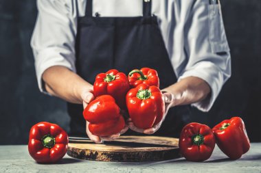 Gıda arka plan kopya alanı ile