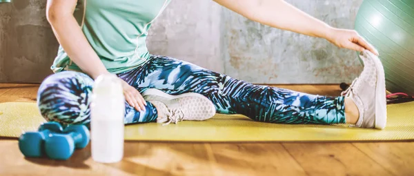 Women having functional fitness training in sport gym