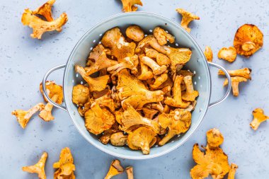 Mantar ile sağlıklı gıda arka plan 