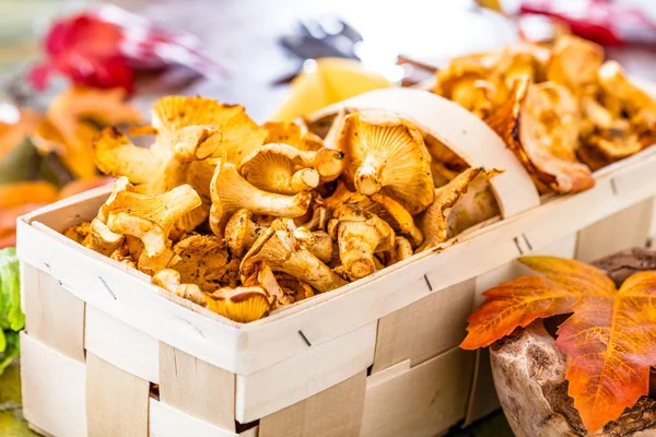 Gesunde Ernährung Hintergrund Mit Pilzen — Stockfoto