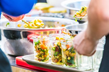 taze ev yapımı salata Festivali