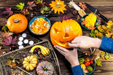 Helloween kabak kafa, tebrik kartı