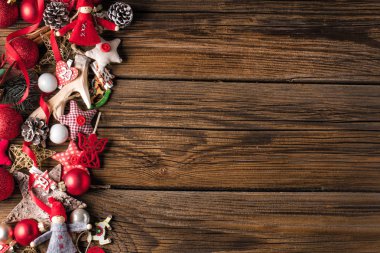 Kopya alanı olan noel arkaplanı