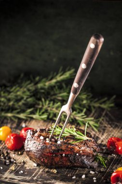 Taze bonfile yakın çekim