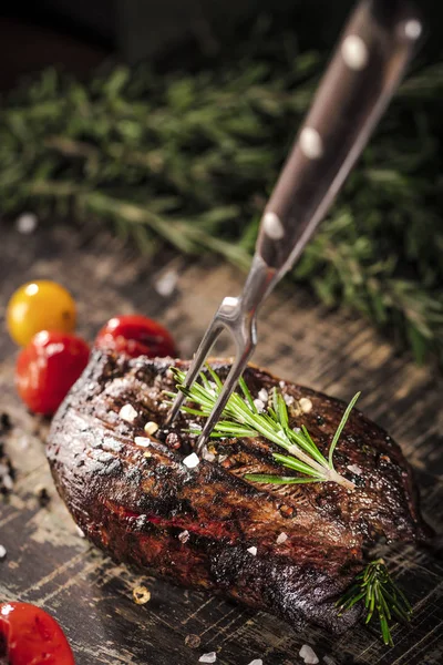 Fresh Fillet Steak Close — Stock Photo, Image