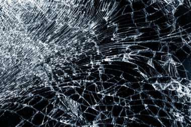 cep telefonu gri arka plan üzerinde kırık dokunmatik ekran ile.