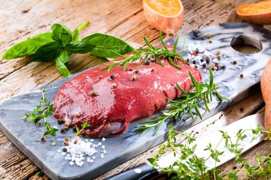 Gıda arka plan kopya alanı ile