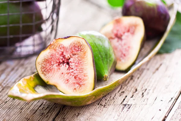 Nyklippt Fig Frukt — Stockfoto