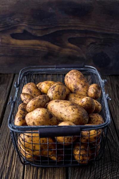 Friske Kartofler Sunde Fødevarer Koncept - Stock-foto