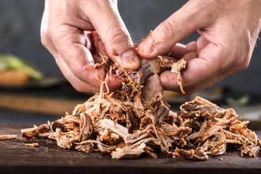 Ev yapımı çekti domuz yakın çekim