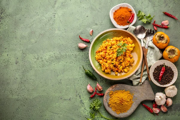 Delicious Homemade Vegetarian Couscous Vegetables — Stock Photo, Image