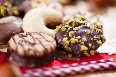 Noel arka plan kopya alanı ile pişirme