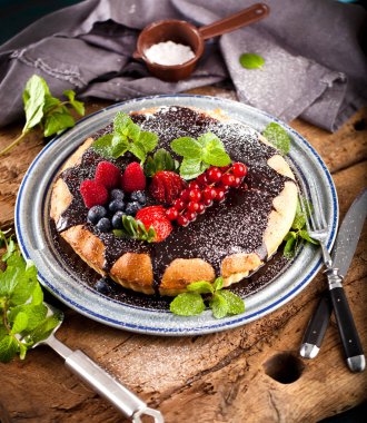 Gıda arka plan kopya alanı ile