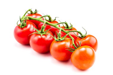 Taze olgun domatesler, yaklaşın.