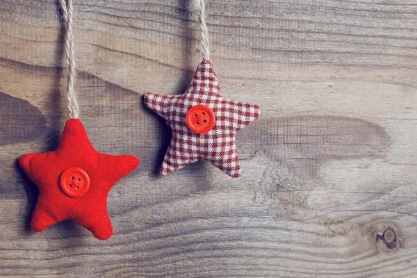 Natal Ainda Vida Brinquedos Vermelhos Ramos Abeto Ornamentos Decorativos Natal — Fotografia de Stock