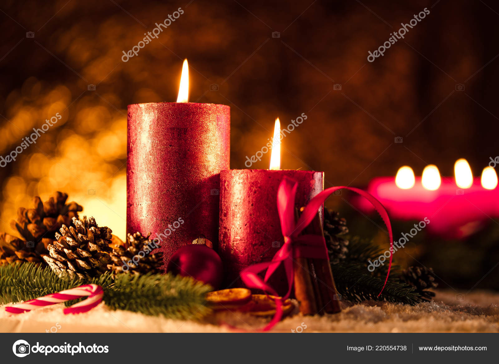 christmas candle lights