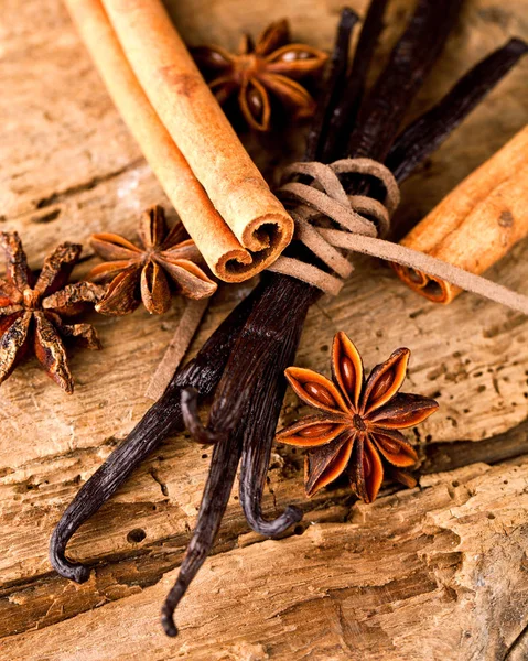 Weihnachtsessen Zutaten Zum Kochen Von Weihnachtsgebäck — Stockfoto