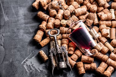 Mantarlar arka plan şarap, yakın çekim