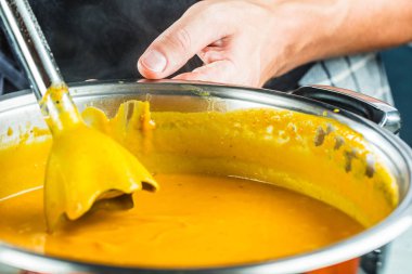 taze kabak çorbası, yakın