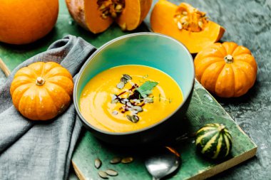 taze kabak çorbası, yakın