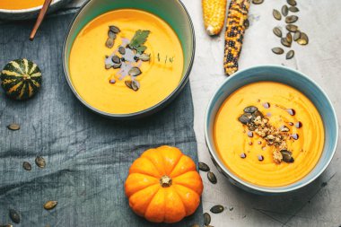 taze kabak çorbası, yakın
