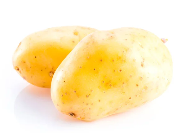 Patatas Aisladas Sobre Fondo Blanco Cerca — Foto de Stock