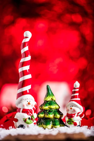 New Year Christmas Card Decor — Stock Photo, Image