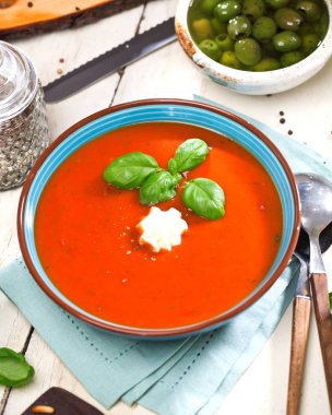 taze kabak çorbası, yakın