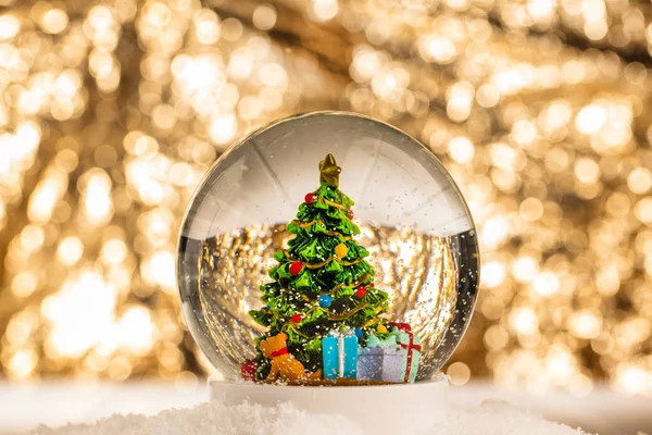 Urlaub Weihnachten Hintergrund Mit Schneeball — Stockfoto