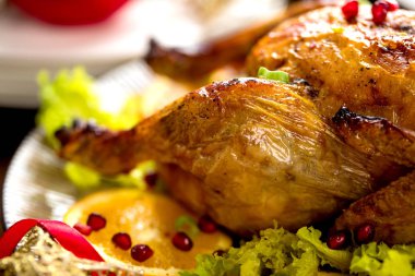 Bayram kutlama Türkiye sos ile Şükran veya Noel için kavrulmuş