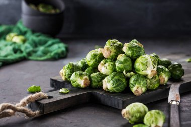 Bruxelles lahanası, yakın çekim