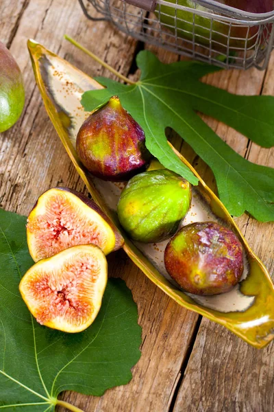 Buah Fig Yang Baru Dipotong — Stok Foto