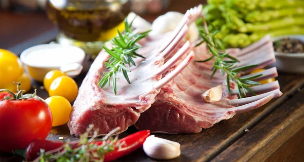 Rack Lamb Close — Stock Photo, Image