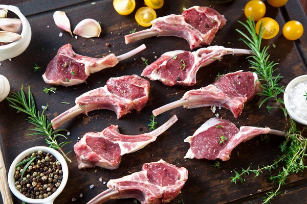 Rack Lamb Close — Stock Photo, Image