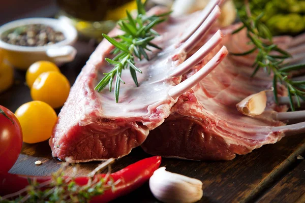 Rack Lamb Close — Stock Photo, Image