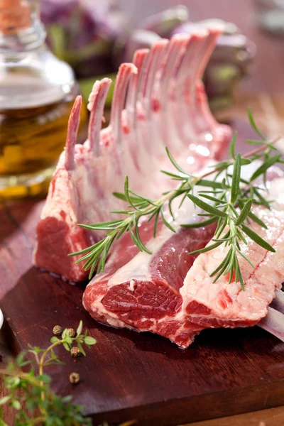 Rack Lamb Close — Stock Photo, Image