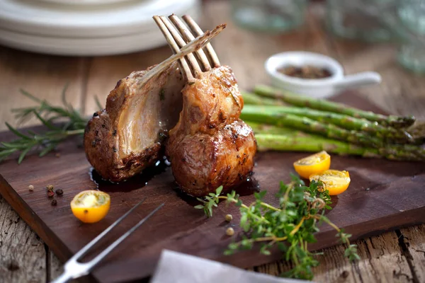 Rack Lamb Close — Stock Photo, Image