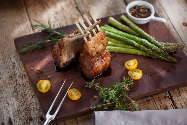 Rack Lamb Close — Stock Photo, Image