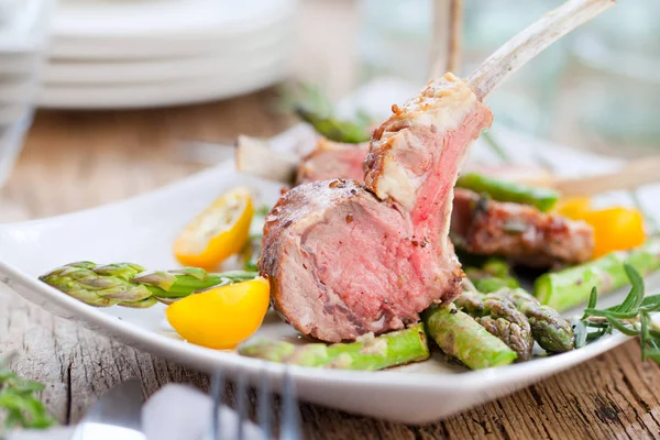 Rack Lamb Close — Stock Photo, Image