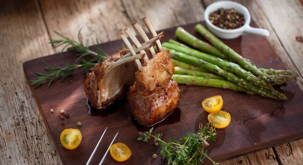 Rack Lamb Close — Stock Photo, Image